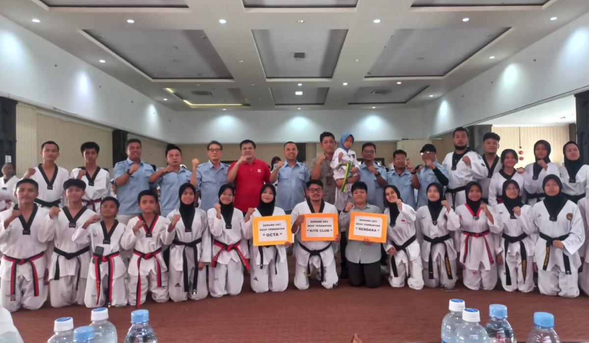 Langkah Perdana Ketua KONI Cilegon, Irfan Ali Hakim Buka UKT Taekwondo dengan Semangat