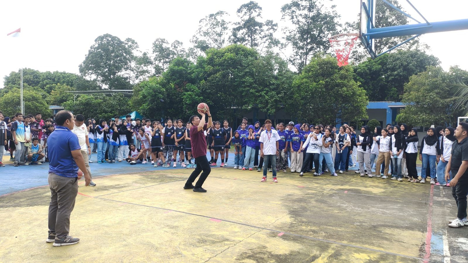 Perbasi Gelar Pertandingan Basket Pelajar Tingkat SMP dan SMA se Kota Cilegon