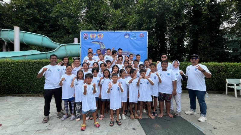 58 Medali! POSSI Cilegon Bersinar di Banten Open Finswimming 2026, Atlet Muda Sabet Gelar Terbaik