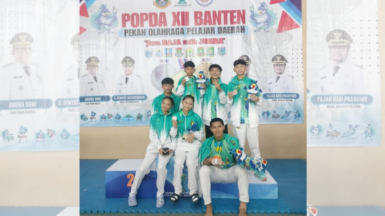 Tambah Medali Untuk Kota Cilegon, Atlet Senam Artistik Sumbang 3 Perak dan 2 Perunggu di POPDA XII Banten