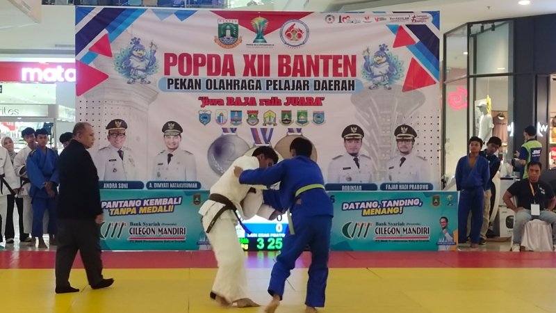Judo Cilegon Tancap Gas di POPDA XII Banten 2026, Galang dan Ridho Raih Kemenangan Perdana
