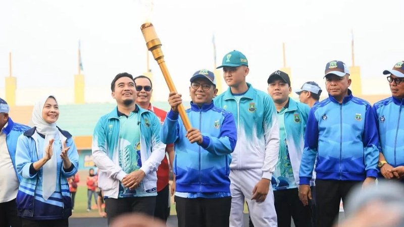 Resmi Dibuka, 2.429 Atlet Pelajar Bersaing di POPDA Banten 2026, Andra Soni Siapkan Generasi Juara
