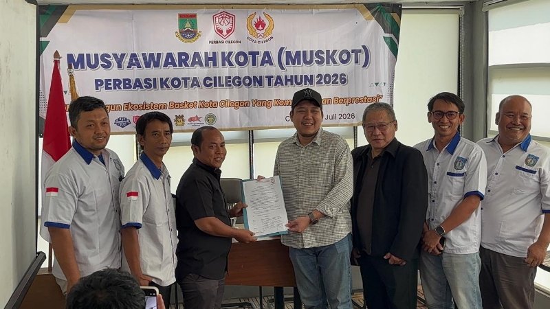 Rizki Khairul Ikhwan Nahkodai Perbasi Cilegon, Bidik Atlet Basket Tembus Level Nasional